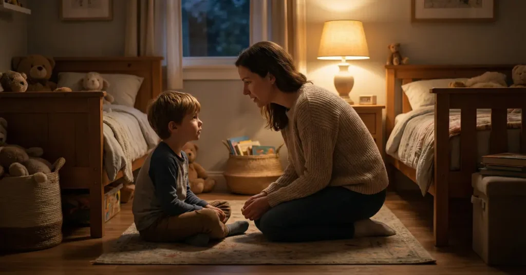 Exercer l’autorité parentale bienveillante : dialogue parent enfant.